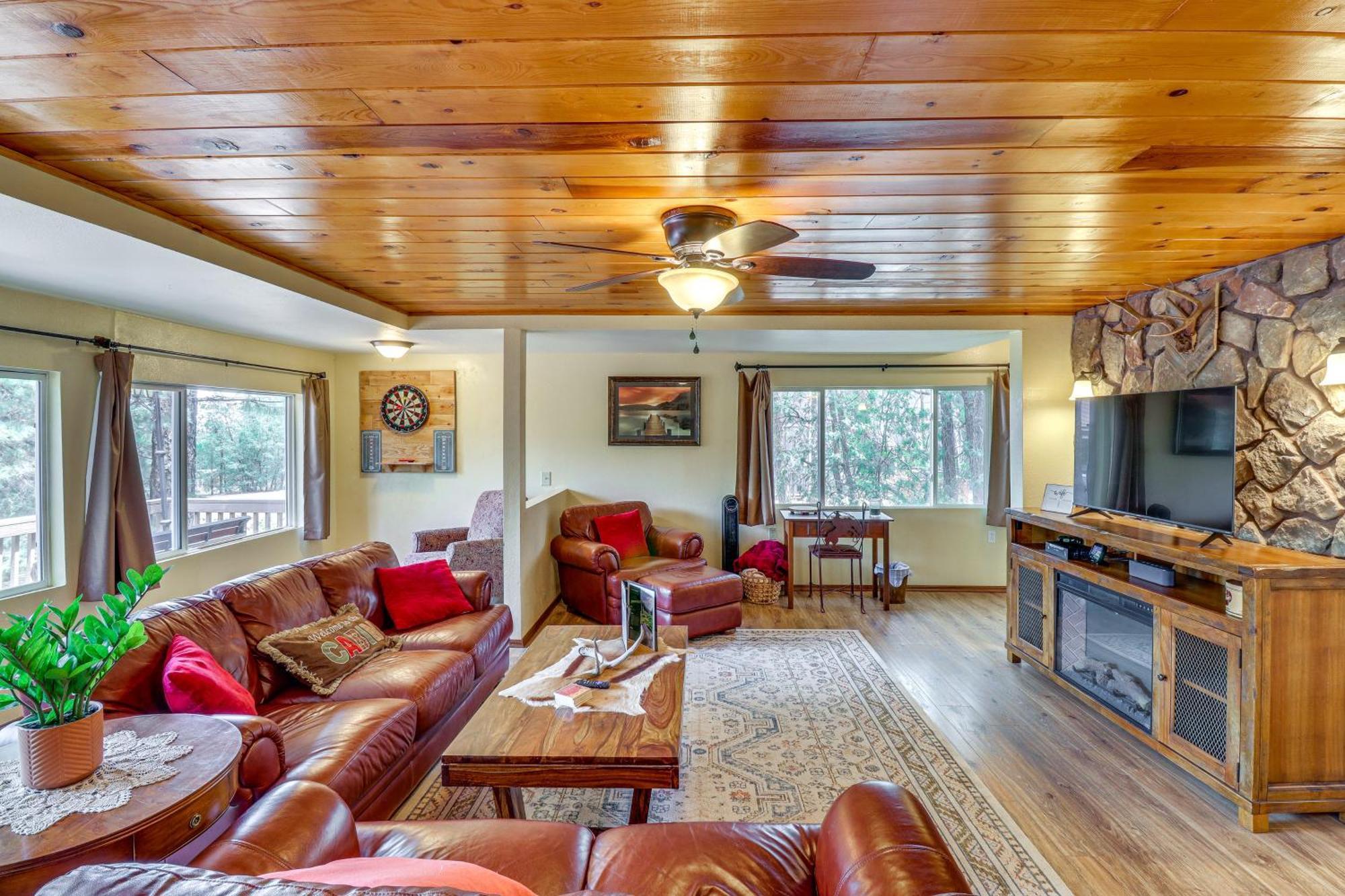 Show Low Cabin With Bbq And Fire Pit Pets Welcome! Eksteriør billede